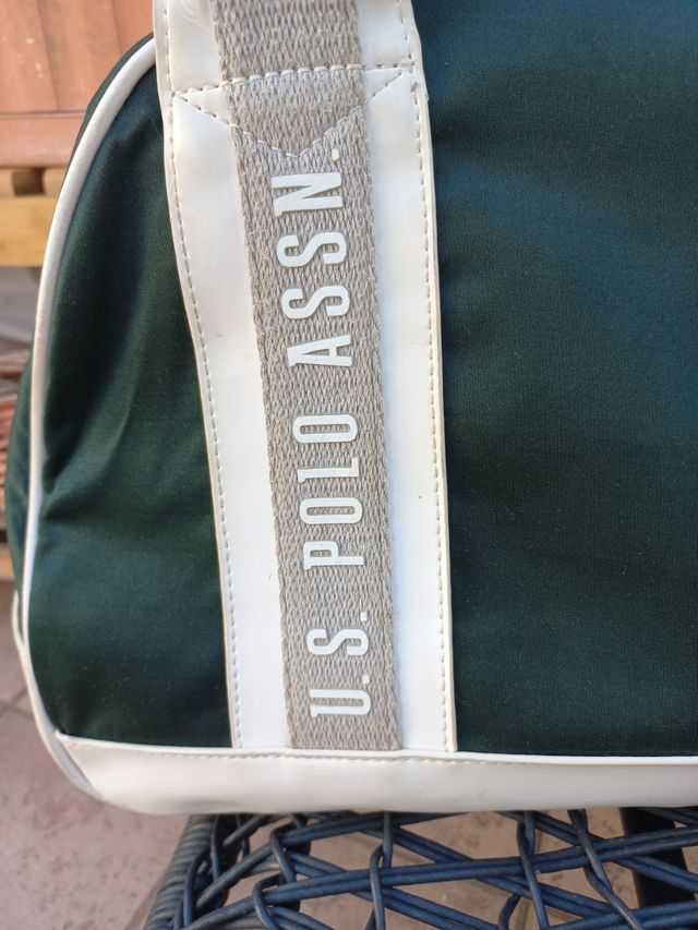 Borsa U.S. Polo Assn. Verde/Bianco
