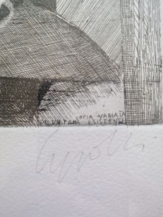 Litografia originale Cipolli Marco