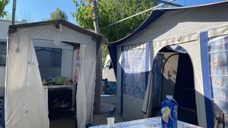 Tienda de campaña Horizonte con documentación