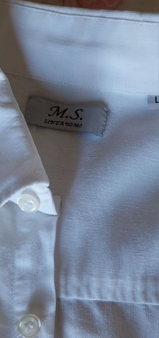 Camicia M.S. Linea Uomo bianca tg.L