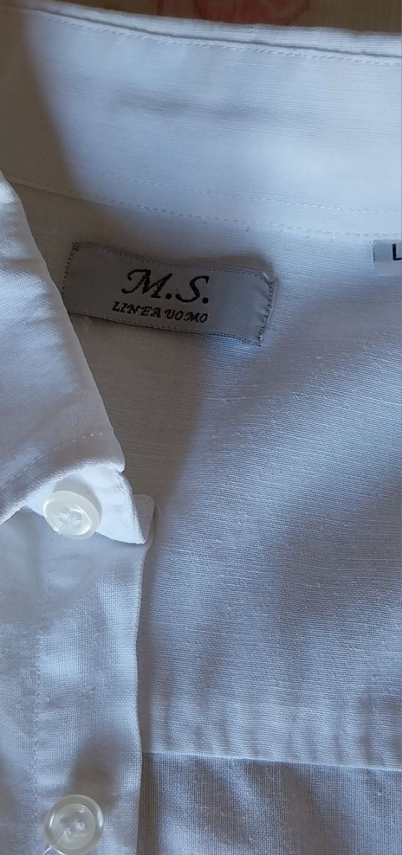 Camicia M.S. Linea Uomo bianca tg.L