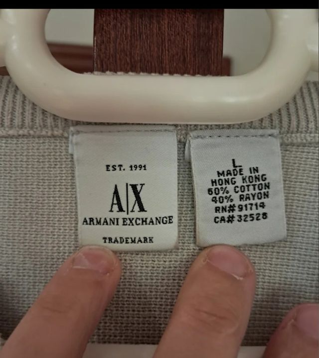 Jersey Armani Exchange y Gap