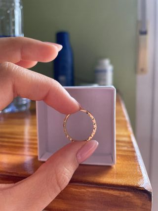Aros oro 9k - minimalistas