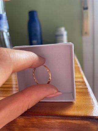Aros oro 9k - minimalistas