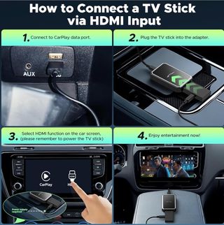 CarPlay + HDMI IN - ios - wireless 
 NUOVO