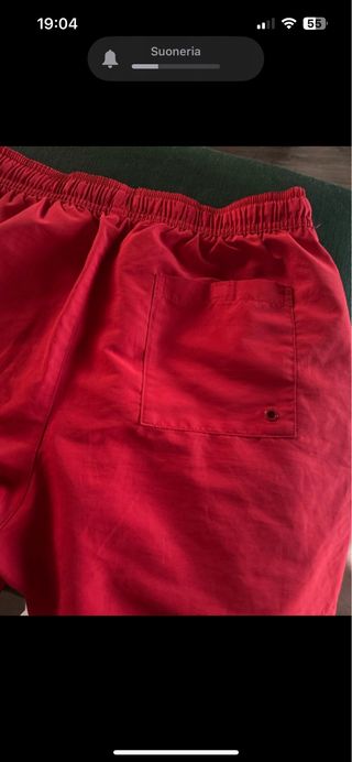 Costume da bagno Calvin Klein rosso