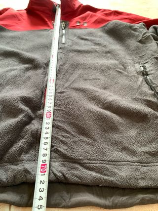 Forro Polar Under Armour L Gris-Rojo