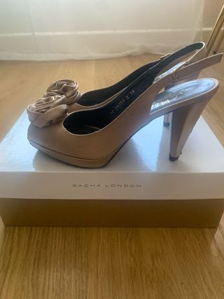 SACHELLE Couture zapatos beige 38.