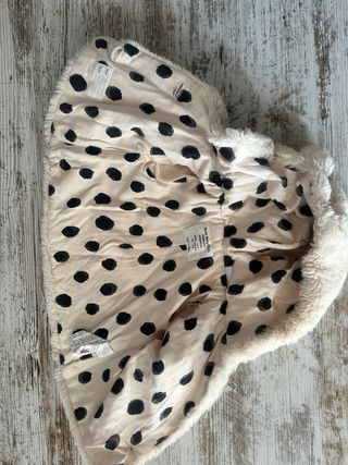 Chaqueta Zara Baby pelo beige XS