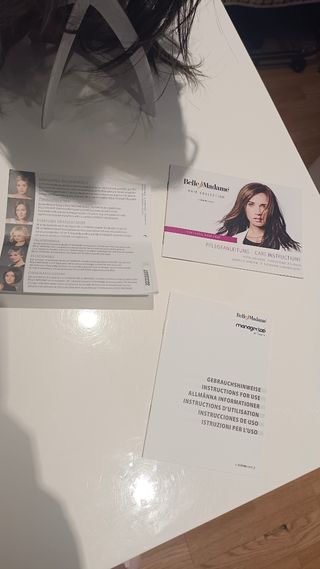 Peluca Castaño Oscuro - Moka y Mechas