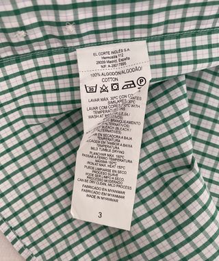 Camisa hombre. Manga corta. Emidio Tucci. Talla 3