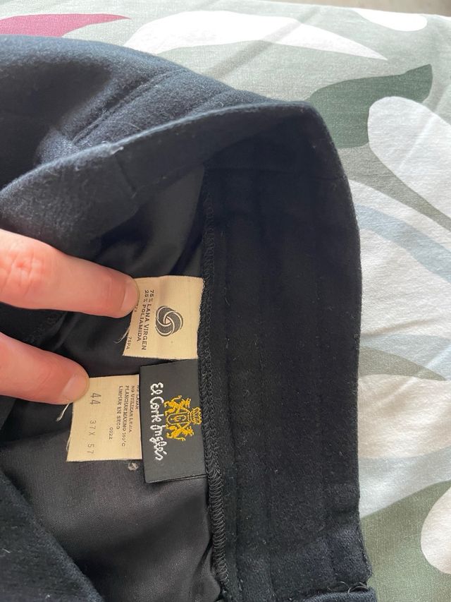 Falda lana negra - Talla 42/44