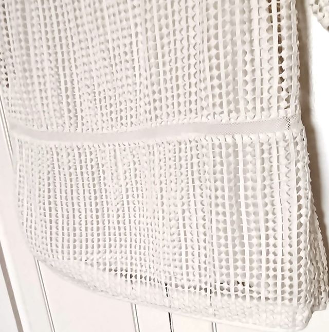 Vestido blanco encaje talla S