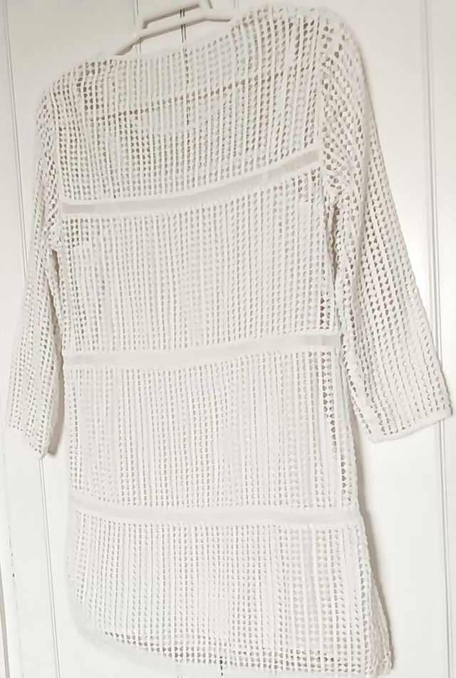 Vestido blanco encaje talla S