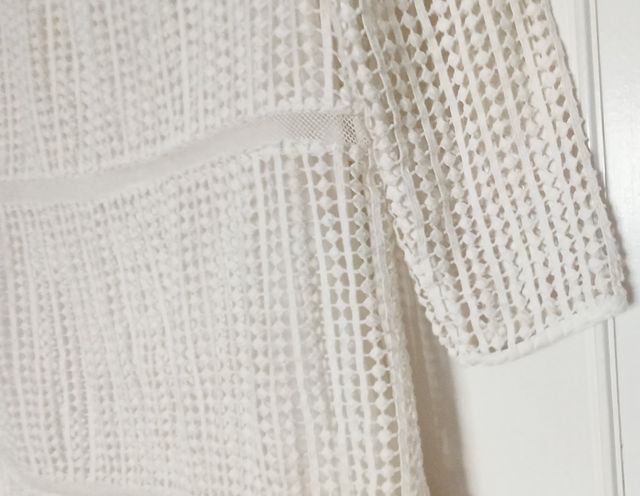 Vestido blanco encaje talla S