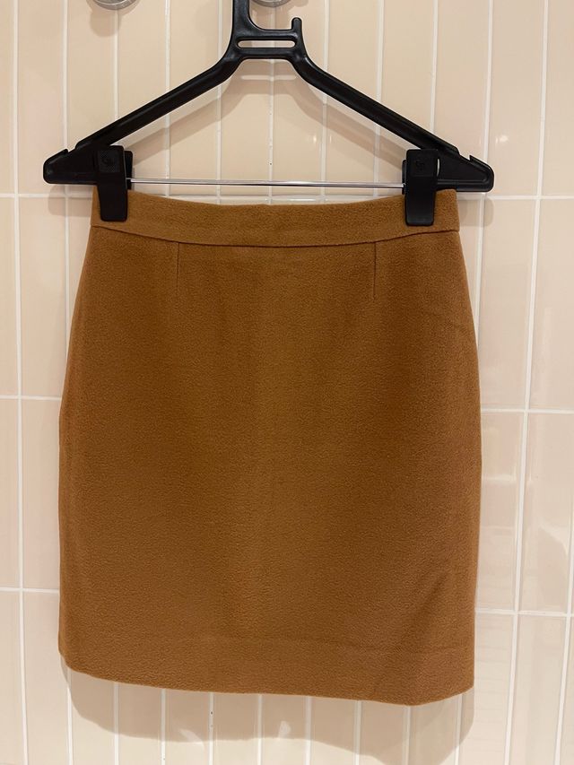 Falda lana marrón XL