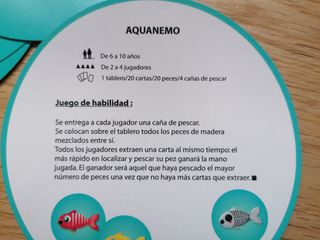 JUEGO DE MESA Aquanemo Janod: Juego Pesca