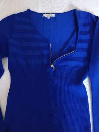 Jersey Morgan azul talla L