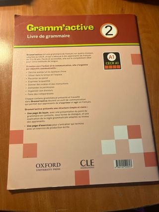 Livre de grammaire ESO : Numéro 2 Oxford