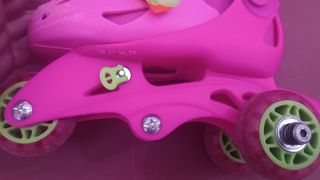 Patines niña ajustables rosa