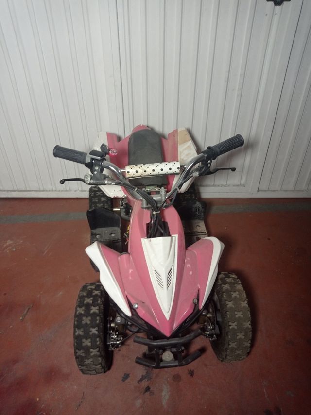 Quad infantil 800W rosa