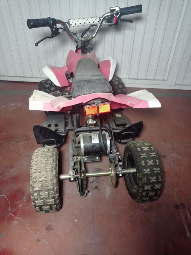 Quad infantil 800W rosa