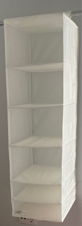 Organizador armario tela blanco
