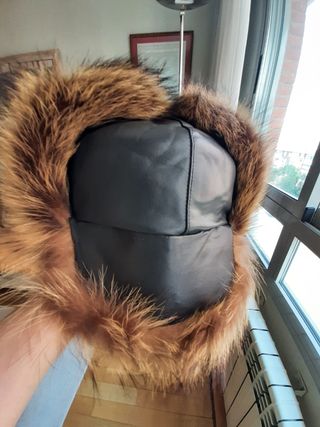 Gorro Ushanka Piel Marrón