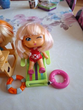 4 Muñecas Barriguitas + Accesorios