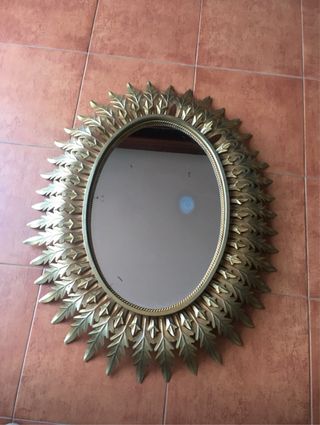 Espejo dorado vintage