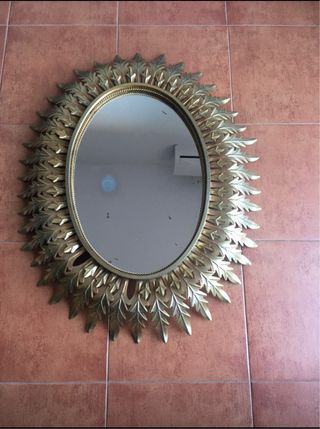 Espejo dorado vintage
