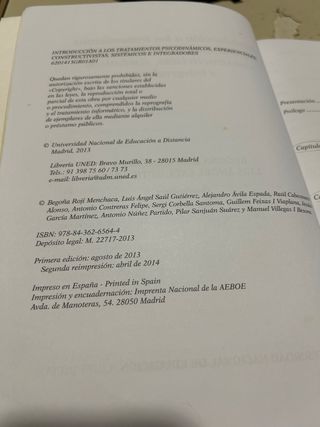 Introducción a los tratamientos psicodinámicos,...