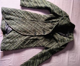 Abrigo verde mujer talla 38