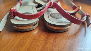 Infradito gioiello rosse e oro