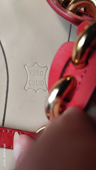 Infradito gioiello rosse e oro