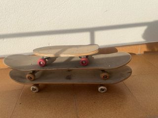 3 Monopatines usados. 2 grandez  y uno pequeño