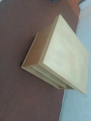 Mueble TV beige de madera