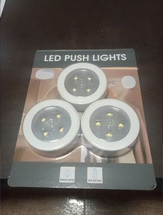 Luces LED adhesivas armario - 3 unidades