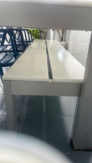 Mesa  y Banco Gandia Blasco -10 plzas.A recoger