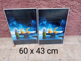 2 Cuadros Publicitarios 1664 (60x43cm)
