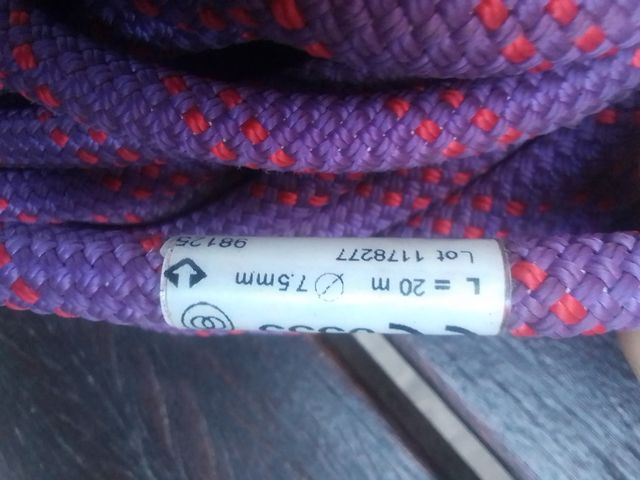 Corda per arrampicata e alpinismo 20m 7.5mm Simon rando