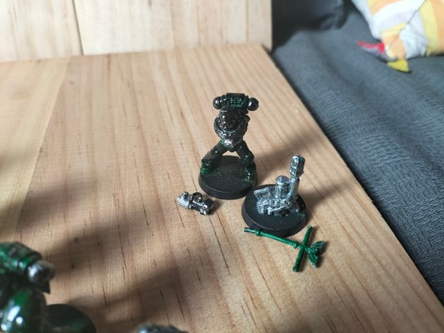 Warhammer 40k Ángeles Oscuros (12 miniaturas)