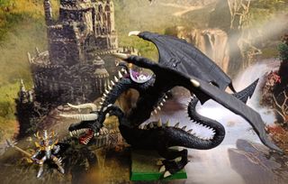 Drago Nero Elfi Oscuri Warhammer