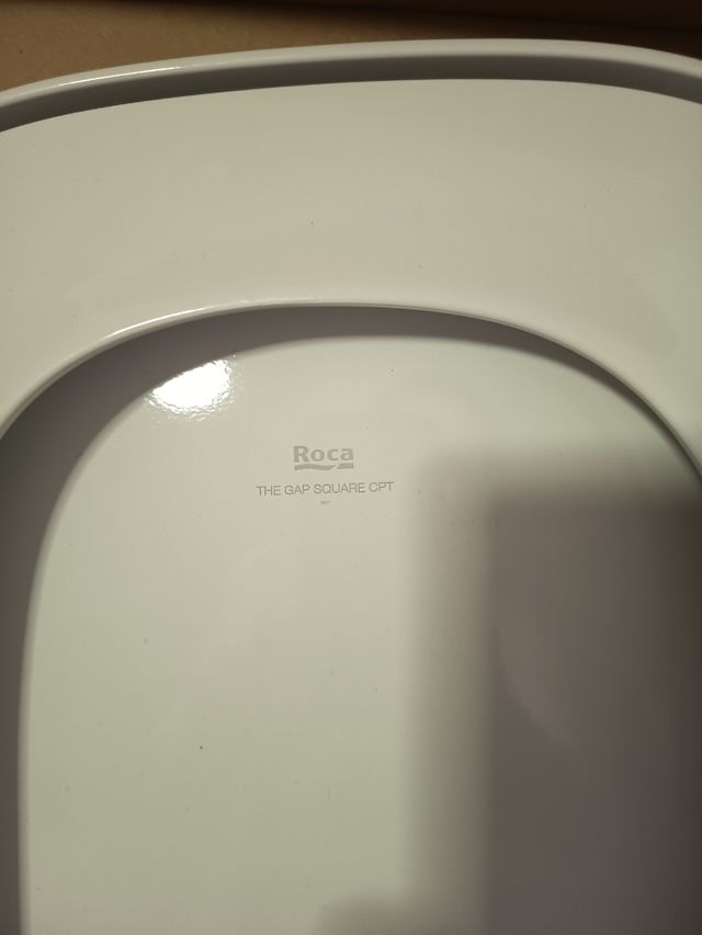 Tapa inodoro the Gap Square Roca blanca