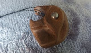 Colgante Luna Madera Ébano