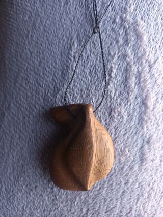 Colgante Luna Madera Ébano