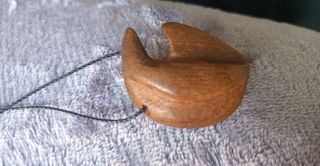 Colgante Luna Madera Ébano