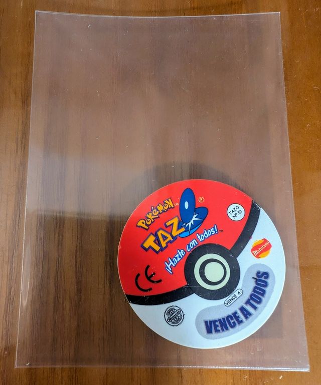 Tazo Pokemon Ash vence a todos.