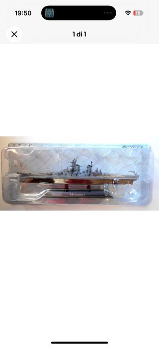 Modellino USS Missouri 1:1250