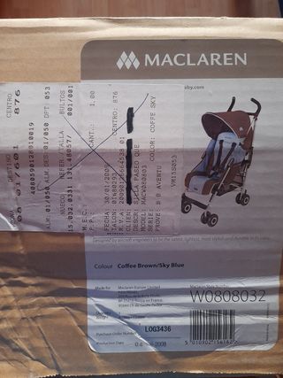 Silla paseo Maclaren ligera